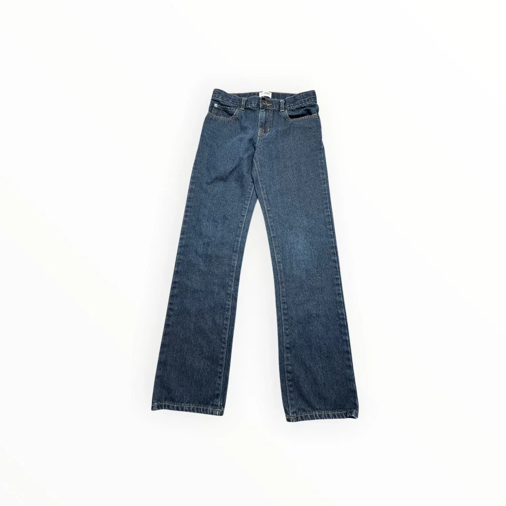 The Children's Place Jeans Boys 12 Dark Wash Skinny Fit Adjustable Waist Denim‎